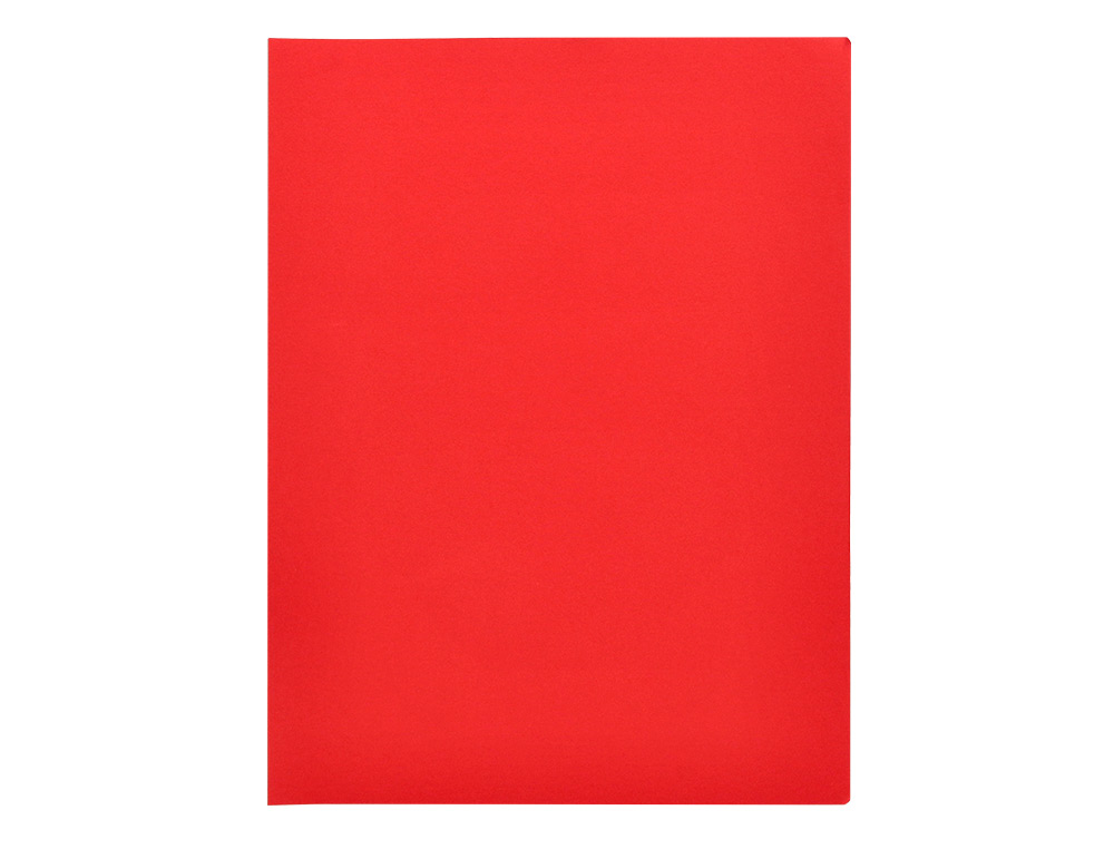 SOUS-CHEMISE LIDERPAPEL PAPIER CARTONNÉ 180G 310X230MM DOCUMENT A4 210X297MM COLORIS PASTEL ROUGE INTENSE