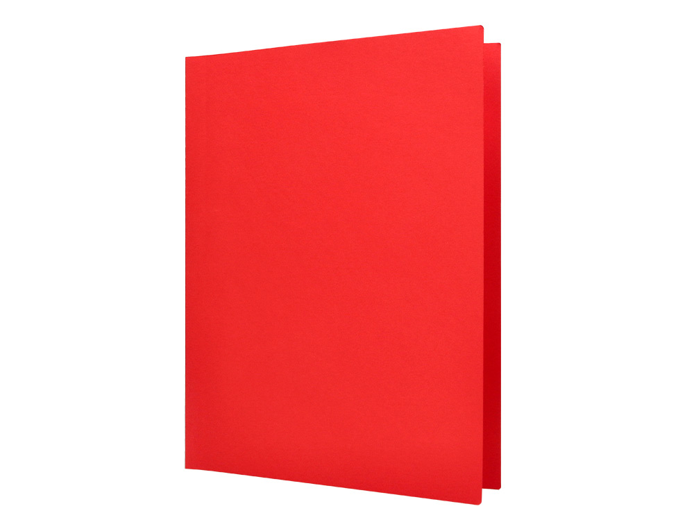 SOUS-CHEMISE LIDERPAPEL PAPIER CARTONNÉ 180G 310X230MM DOCUMENT A4 210X297MM COLORIS PASTEL ROUGE INTENSE