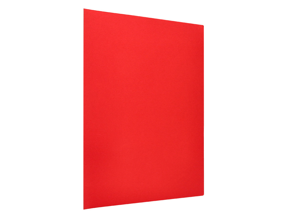 SOUS-CHEMISE LIDERPAPEL PAPIER CARTONNÉ 180G 310X230MM DOCUMENT A4 210X297MM COLORIS PASTEL ROUGE INTENSE