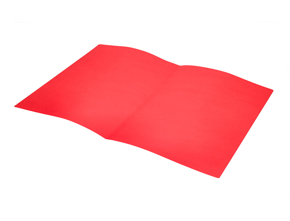 SOUS-CHEMISE LIDERPAPEL PAPIER CARTONNÉ 180G 310X230MM DOCUMENT A4 210X297MM COLORIS PASTEL ROUGE INTENSE