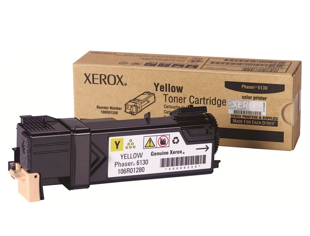 TONER LASER XEROX 106R01280 COULEUR JAUNE 1900P