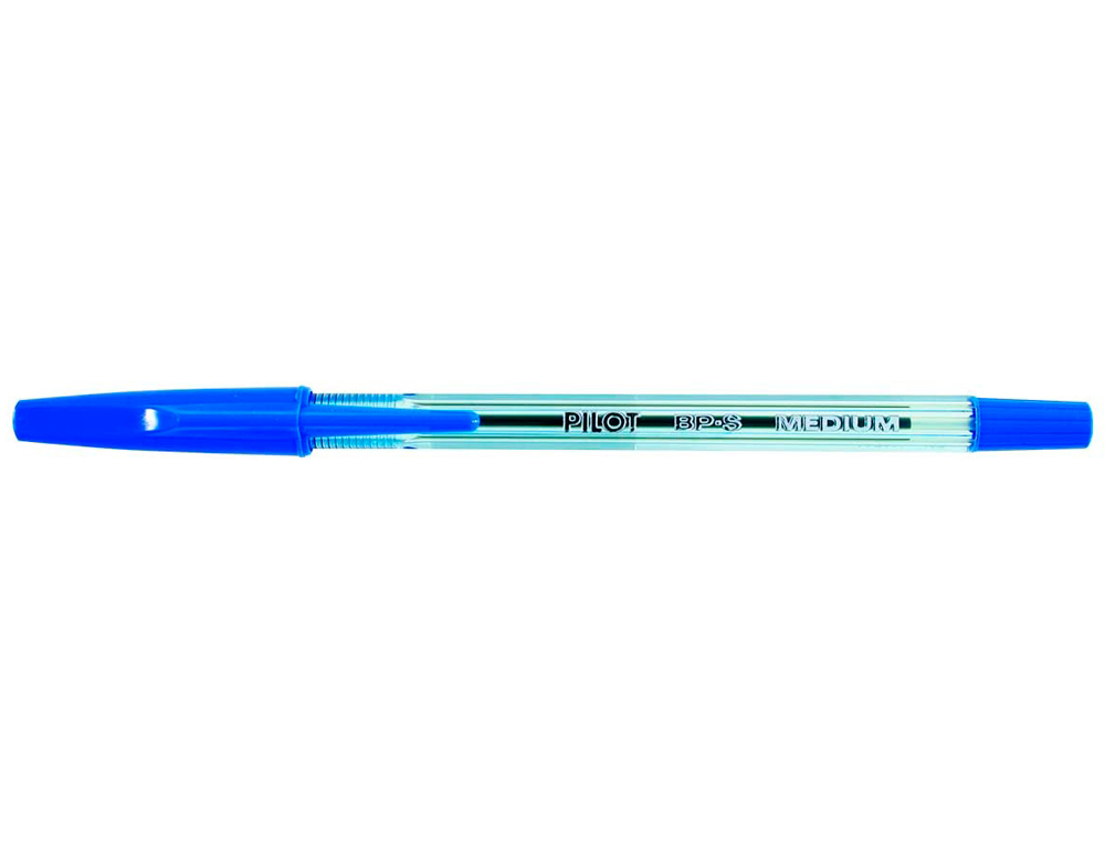 STYLO-BILLE PILOT BP-S CRITURE MOYENNE 0.5MM ENCRE DOUCE POINTE INDFORMABLE RECHARGEABLE CORPS TRANSLUCIDE BLEU