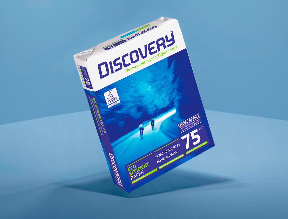 PAPIER DISCOVERY MULTIFONCTION GRAND VOLUME SANS BOURRAGE A3 75G/M2 BLANCHEUR 161 OPACIT 92 RIGIDIT 100 500 FEUILLES