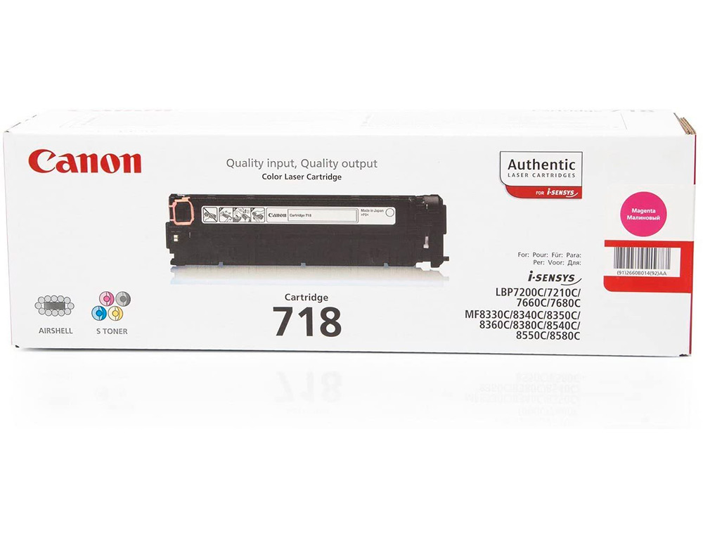 TONER LASER CANON 2660B002 COULEUR MAGENTA 2900P