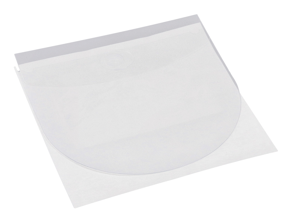POCHETTE ADHSIVE Q-CONNECT CD-ROM POLYPROPYLNE 127X127MM RABAT FERMETURE ADHSIF REPOSITIONNABLE SACHET 10 UNITS