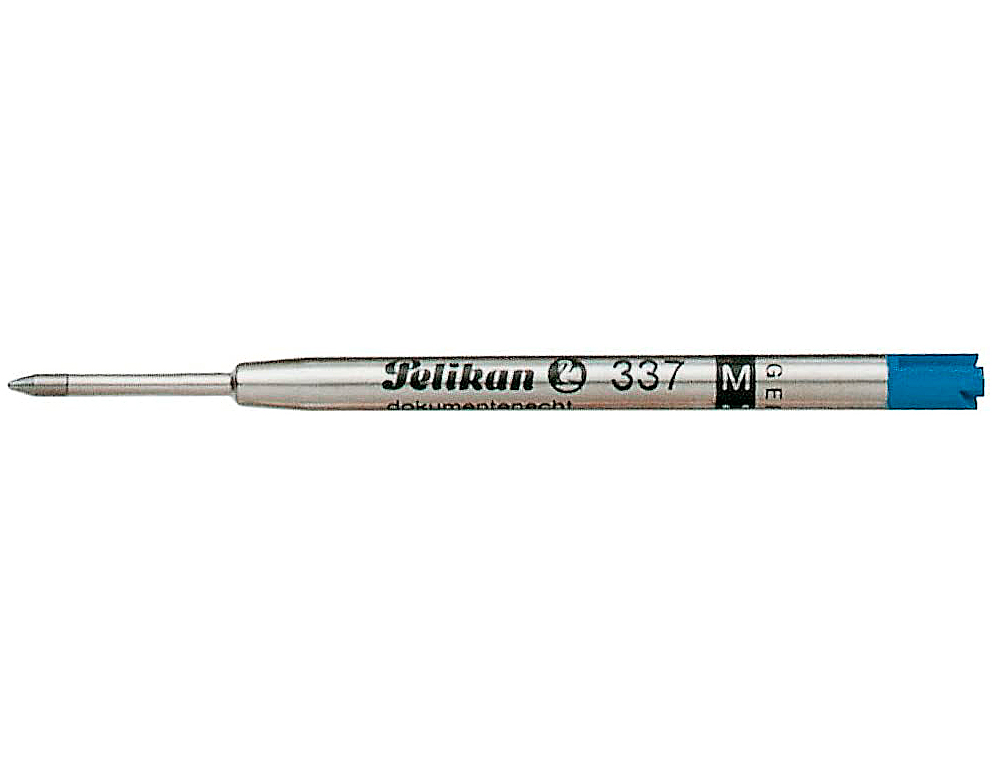 RECHARGE PELIKAN STYLO-BILLE MTAL LARGEUR MOYENNE COLORIS BLEU