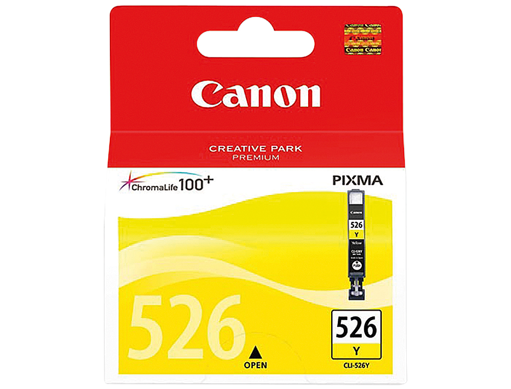 CARTOUCHE CANON JET D'ENCRE 4543 B001-CLI526Y COULEUR JAUNE 450P