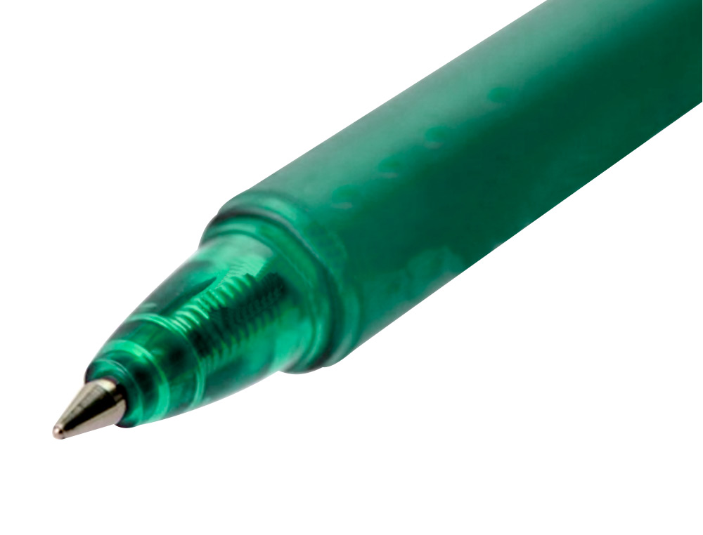 ROLLER PILOT FRIXION CLICKER CRITURE MOYENNE 0.35MM ENCRE EFFAABLE GOMME SERTIE GRIP PREHENION RECHARGEABLE VERT