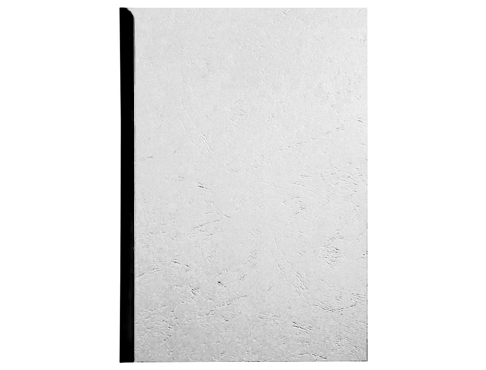 COUVERTURE Q-CONNECT CARTON 250G GRAIN CUIR POUR RELIURE FORMAT A4 COLORIS BLANC BRILLANT PAQUET 100 UNITS