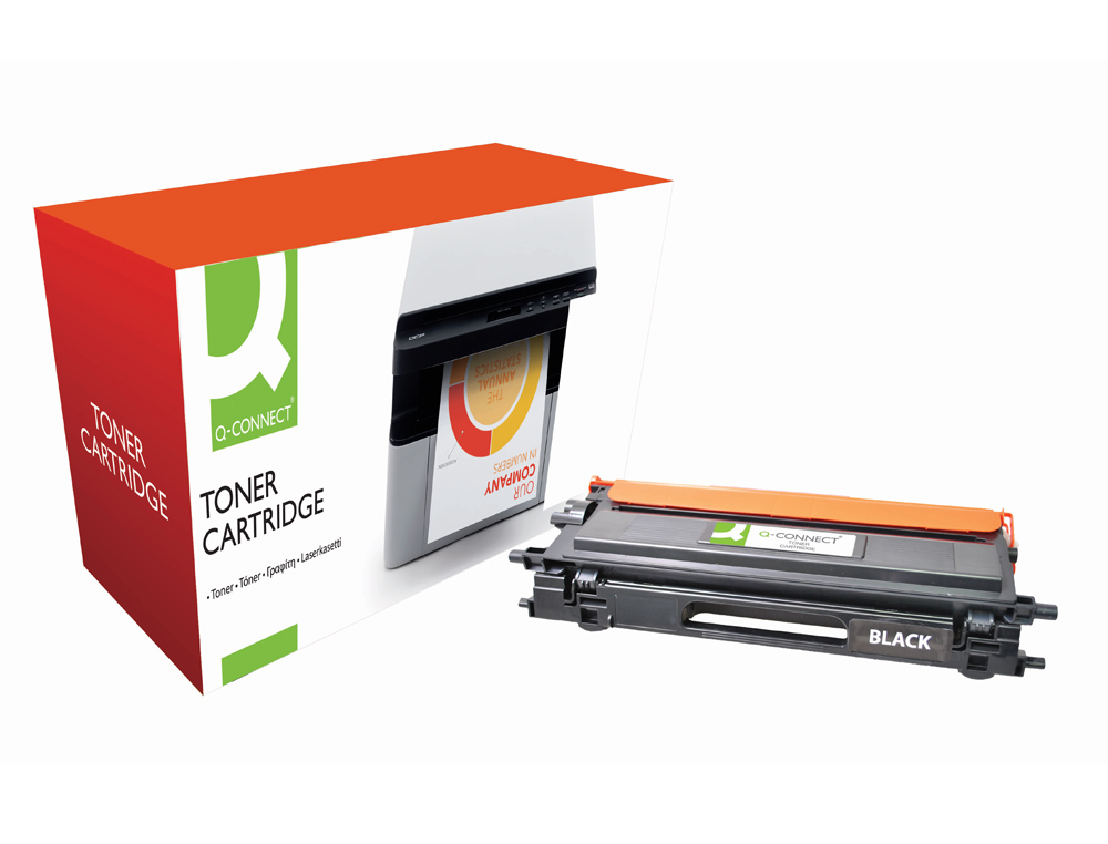 TONER LASER Q-CONNECT COMPATIBLE IMPRIMANTES BROTHER TN135BK COULEUR NOIR HAUTE CAPACITÉ 5000P