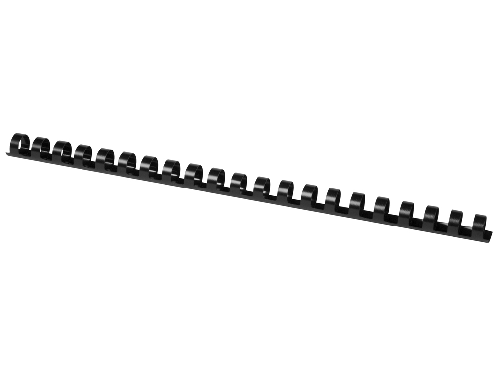 ANNEAU PLASTIQUE  RELIER Q-CONNECT CAPACIT 100F 14MM DIAMTRE COLORIS NOIR BOTE 100 UNITS