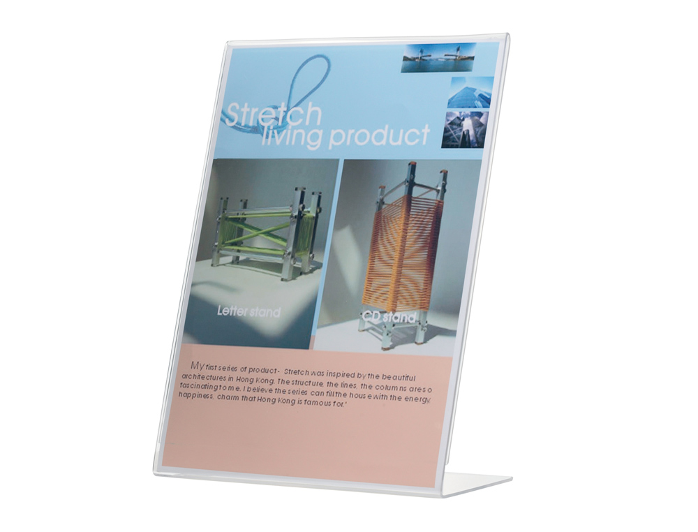 PORTE-VISUELS Q-CONNECT 01 PLEXIGLAS FORMAT A4 CHARGEMENT CT PRSENTATION PHOTOS NOTICES PUBLICIT