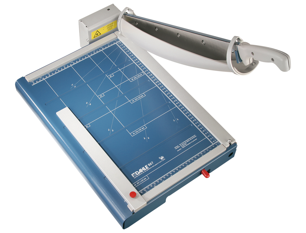 CISAILLE DAHLE 867 FORMAT A3 CAPACIT COUPE 35F LONGUEUR COUPE 460MM AUTOMATIQUE ACIER SOLINGEN TABLE MTALLIQUE
