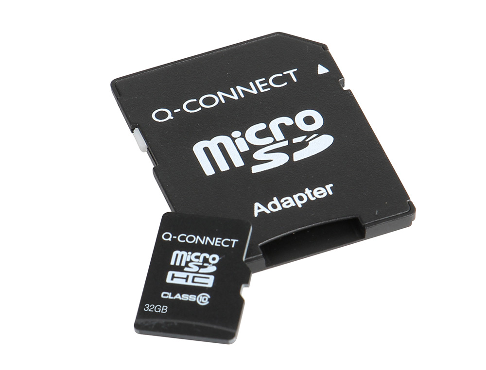 CARTE MICRO Q-CONNECT SDHC ADAPTATEUR SD CAPACIT 32GB CLASSE 4 TLPHONES PORTABLES TABLETTES