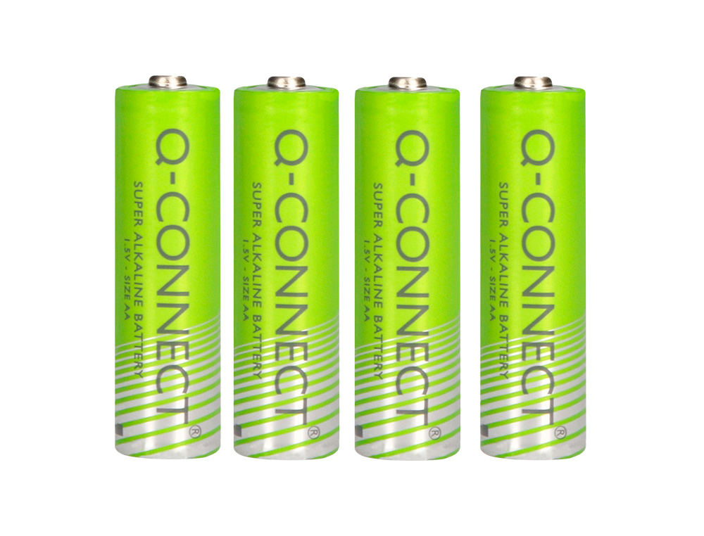 PILE Q-CONNECT CONOMIQUE CAPACIT 1.5V I.C.E. LR06 TAILLE AA BLISTER 4 UNITS