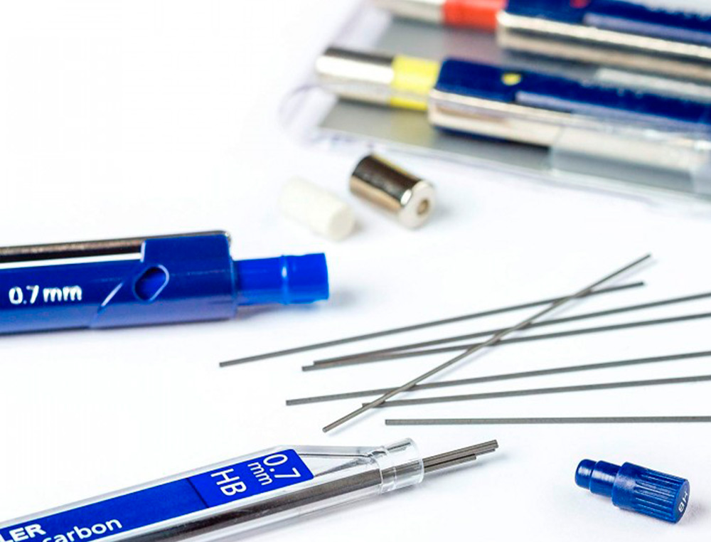 MINE GRAPHITE STAEDTLER MARS MICRO 0.7MM HB CARBON PAPIER STANDARD DESSIN TOUS PORTEMINES TUI 12 UNITS