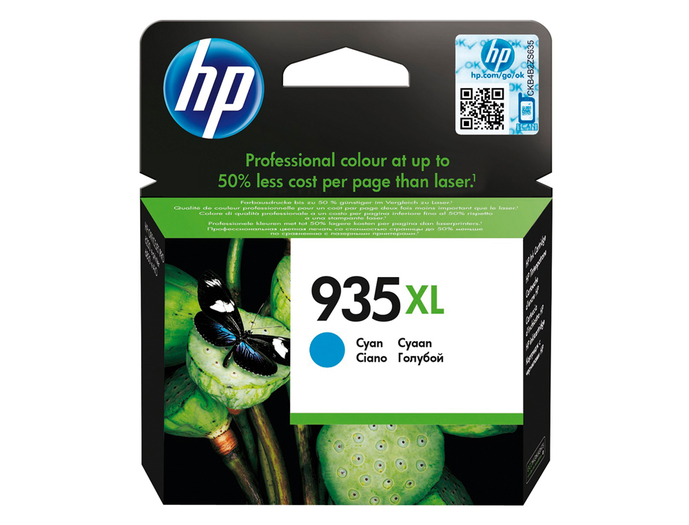 CARTOUCHE HP 935XL JET D'ENCRE C2P24AE COULEUR CYAN HAUTE CAPACITÉ 825P