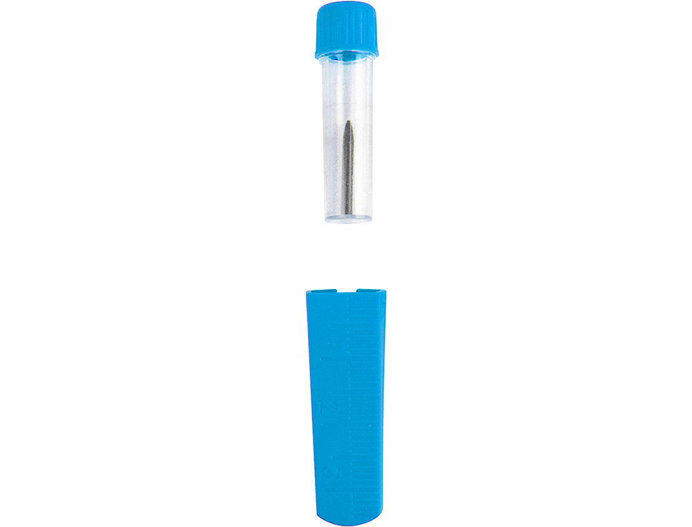 COMPAS LIDERPAPEL SCOLAIRE CIRCONFRENCE 36CM LONGUEUR 12CM PROTECTEUR POINTE MINE 2MM COLORIS ASSORTIS TUI PLASTIQUE