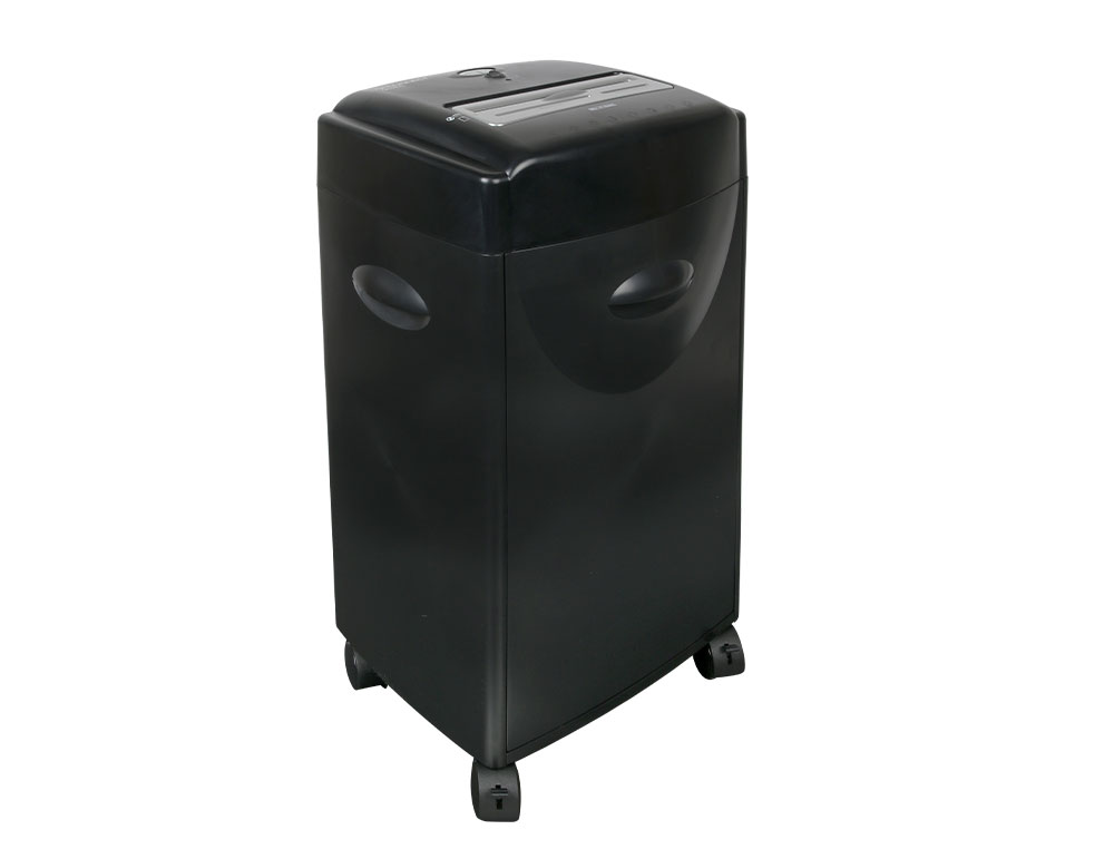 DESTRUCTEUR Q-CONNECT Q15CC AUTOMATIQUE COUPE CROISE 4X30MM CAPACIT 15F DTRUIT TROMBONES A4 35L 381X653X325MM
