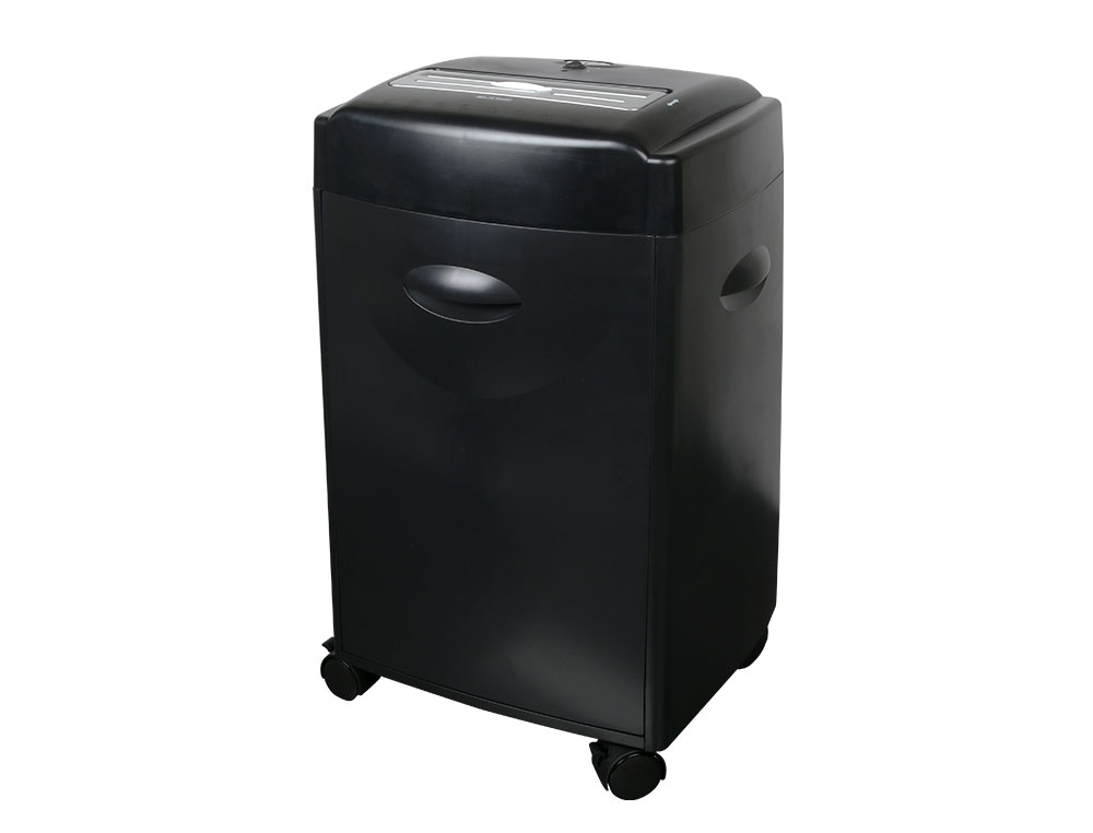 DESTRUCTEUR Q-CONNECT Q15CC AUTOMATIQUE COUPE CROISE 4X30MM CAPACIT 15F DTRUIT TROMBONES A4 35L 381X653X325MM