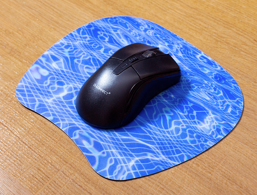 SOURIS Q-CONNECT SANS FIL OPTIQUE 1000DPI 4 BOUTONS MOLETTE MOUVEMENT HORIZONTAL VERTICAL USB COLORIS NOIR