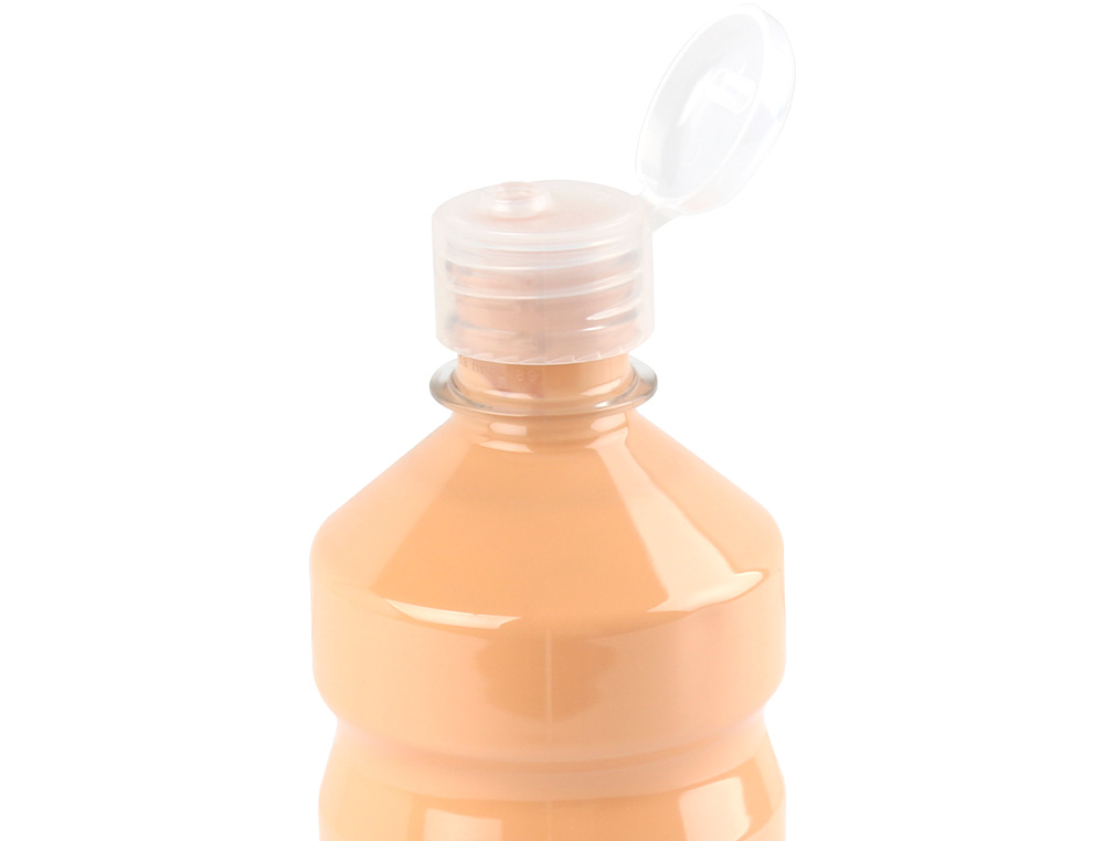 GOUACHE SCOLAIRE LIDERPAPEL LIQUIDE LAVABLE FERMETURE SCURIT BRILLANTE COLORIS CHAIR FLACON 500ML