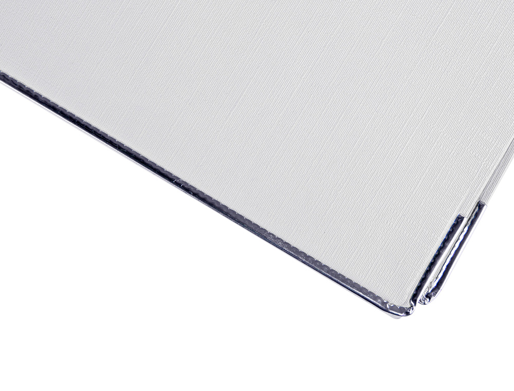 CLASSEUR LEVIER LIDERPAPEL DOCUMENTA A4+ CARTON REMBORDE DOS 75MM RADO METALLIQUE COLORIS BLANC