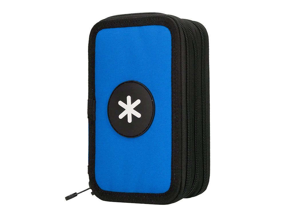TROUSSE GARNIE ANTARTIK 3 COMPARTIMENTS 36 PIECES BLEU