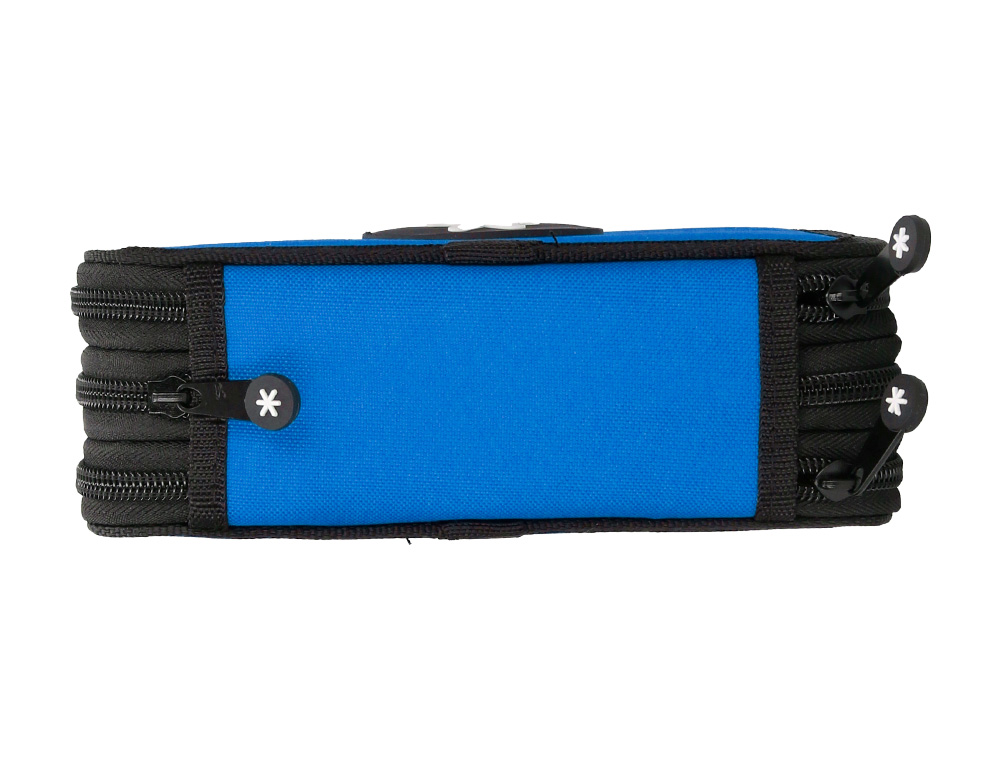 TROUSSE GARNIE ANTARTIK 3 COMPARTIMENTS 36 PIECES BLEU