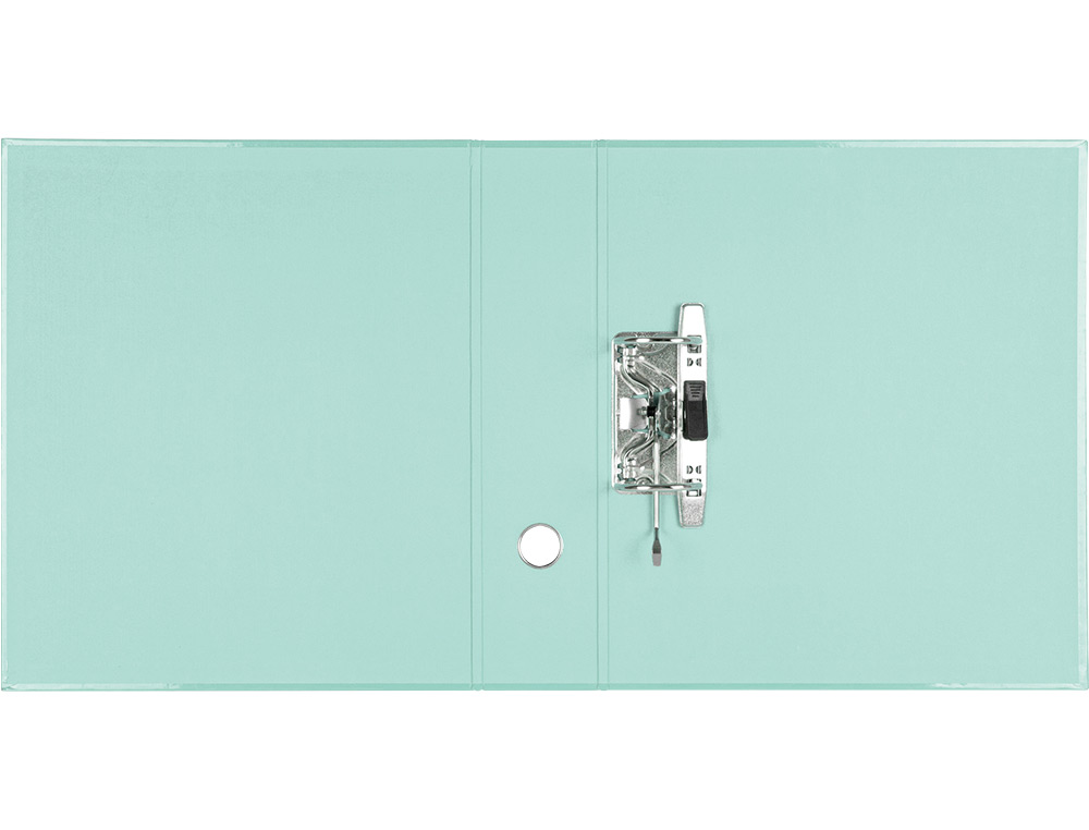 CLASSEUR A LEVIER LIDERPAPEL A4 COLOR SYSTEM DOS DE 80 MM COLORIS MENTHE