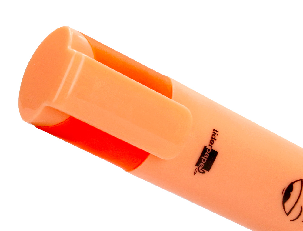 SURLIGNEUR LIDERPAPEL FLUORESCENT POINTE BISEAUTE   ETUI DE 6 UN COLORIS PASTEL   ASSORTIS