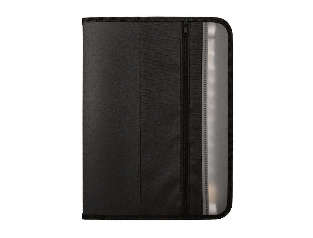 TRIEUR LIDERPAPEL 13 COMPARTIMENTS POLYPRO A4      FERMETURE ECLAIR COLORIS NOIR