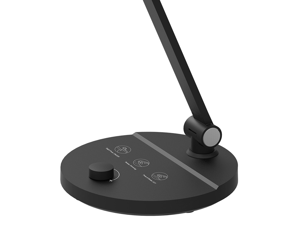 LAMPE DE BUREAU Q-CONNECT PROFESSIONELLE ABS 80 LEDS 7  W AVEC COMMUTATEUR COLORIS    MAT CCT 3000K-6500K 500LM