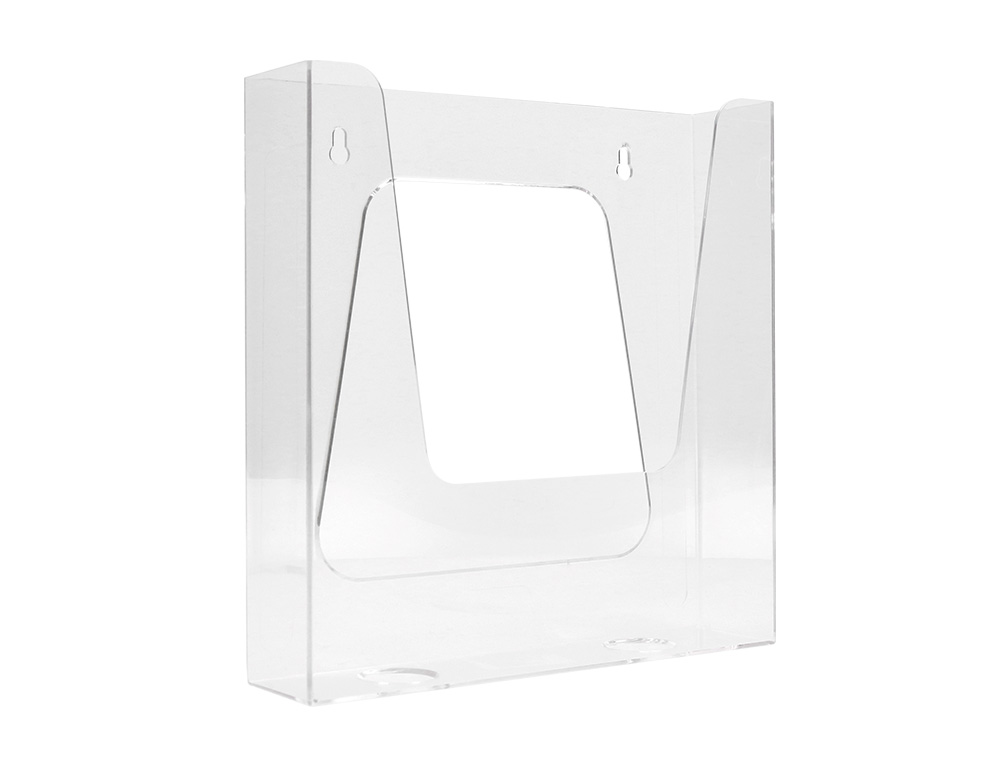 PORTE-VISUELS Q-CONNECT MURAL PLEXIGLAS TRANSPARENT FORMAT  A4 225X50X244 MM