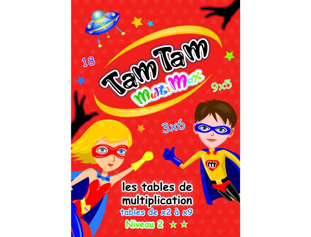 JEU INTERDACTA TAM TAM MULTIMAX NIVEAU 2 42 CARTES + 10 CARTES AIDE-MEMOIRE        REVERSIBLE + 6 CARTES REGLE