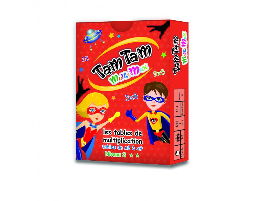 JEU INTERDACTA TAM TAM MULTIMAX NIVEAU 2 42 CARTES + 10 CARTES AIDE-MEMOIRE        REVERSIBLE + 6 CARTES REGLE