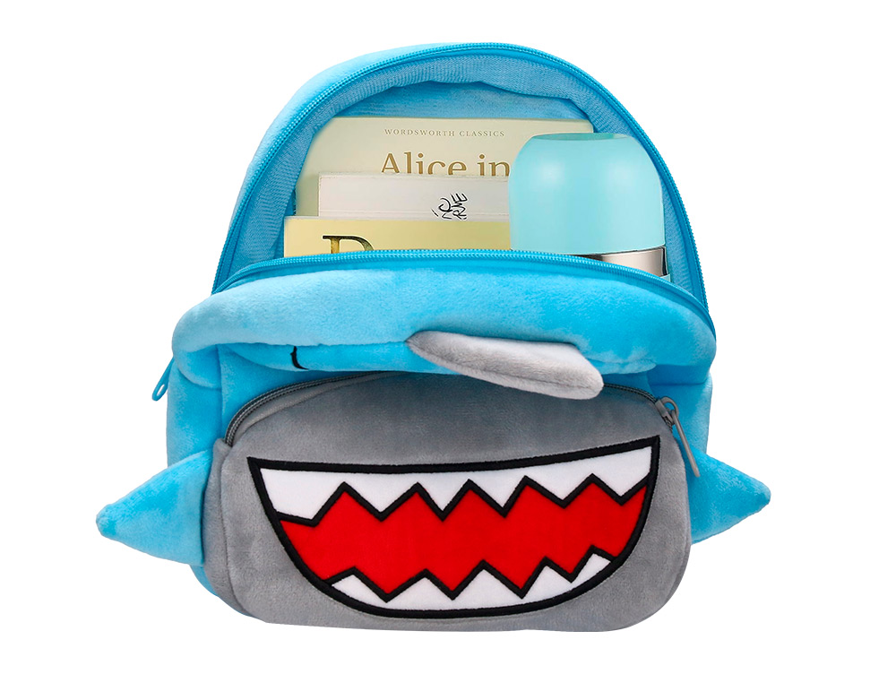 SAC A DOS LIDERPAPEL BABY FINITION PELUCHE REQUIN       260X100X240MM