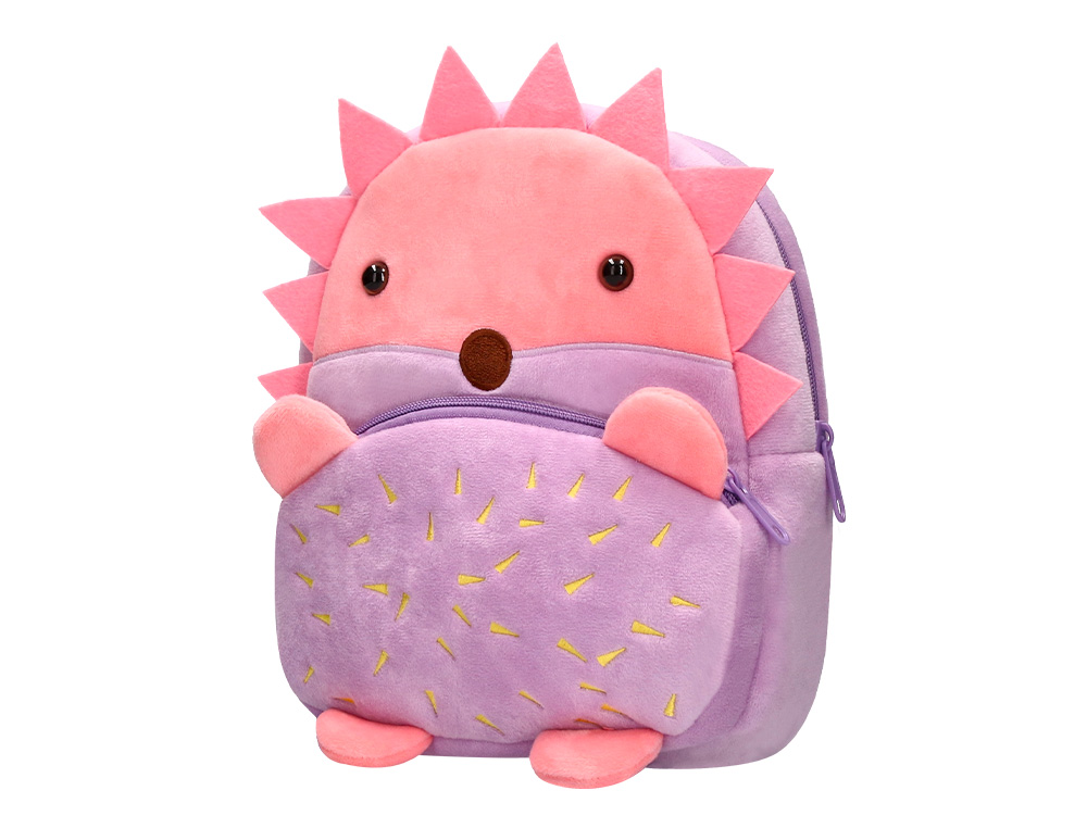 SAC A DOS LIDERPAPEL BABY FINITION PELUCHE HERISSON 260X100X240MM