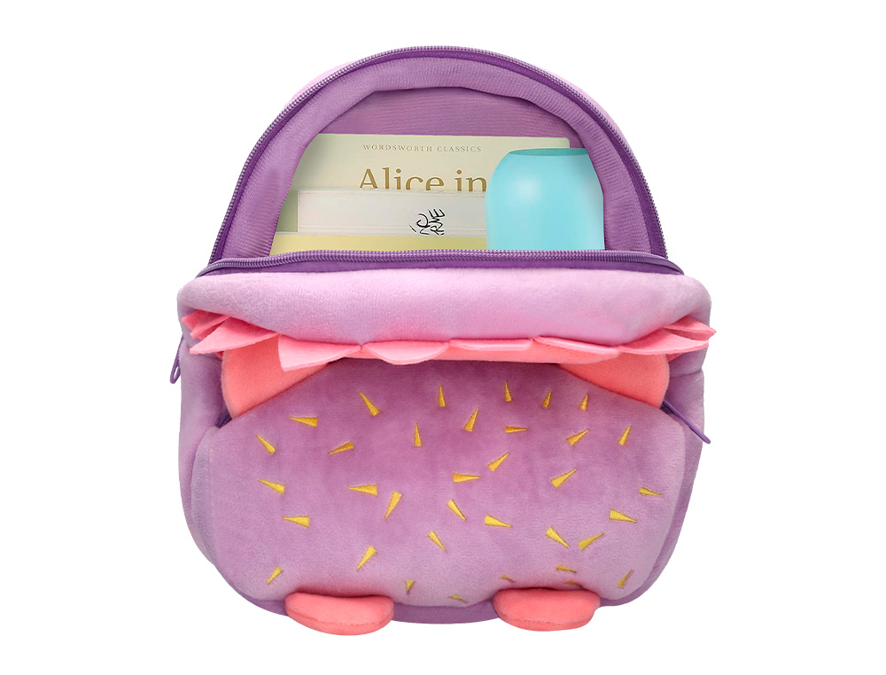 SAC A DOS LIDERPAPEL BABY FINITION PELUCHE HERISSON 260X100X240MM