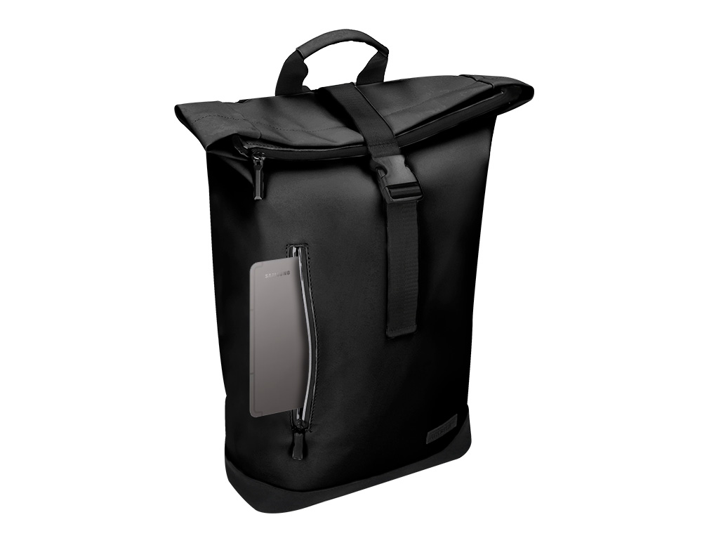 SAC A DOS ANTARTIK ROLL UP WATERPROOF 480X130X280MM COLORIS NOIR
