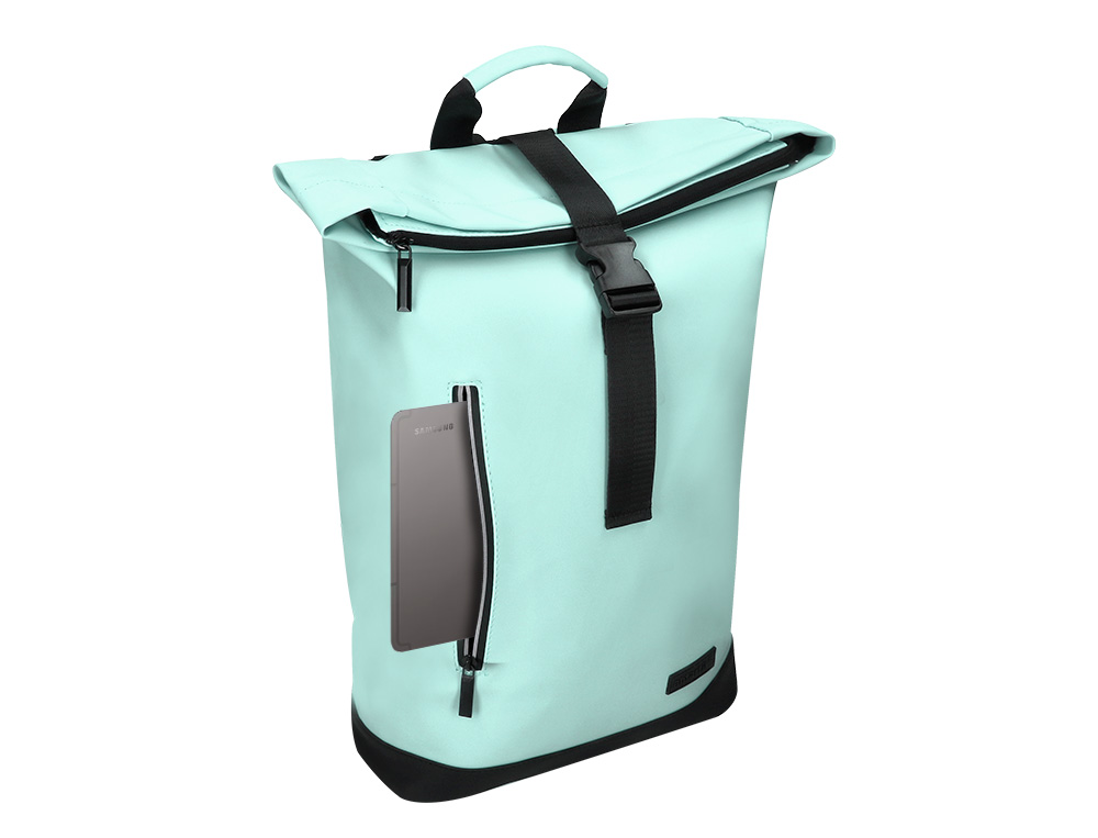 SAC A DOS ANTARTIK ROLL UP WATERPROOF 480X130X280MM      COLORIS TURQUOISE