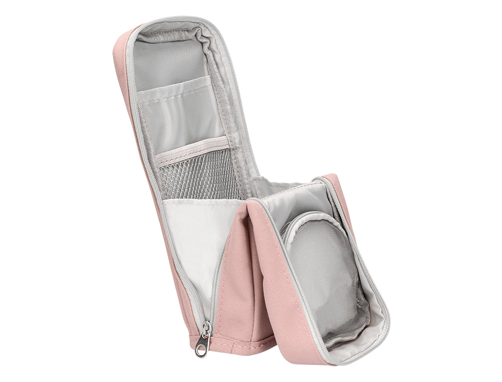 TROUSSE LIDERPAPEL SCOLAIRE VERTICALE 1 COMPARTIMENT      3 COLORIS ASSORTIS