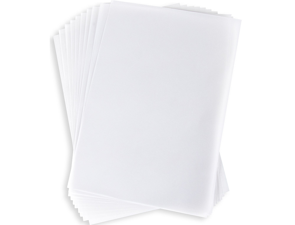 PAPIER CALQUE LIDERPAPEL A4 210X297MM 70G SACHET 12 FEUILLES