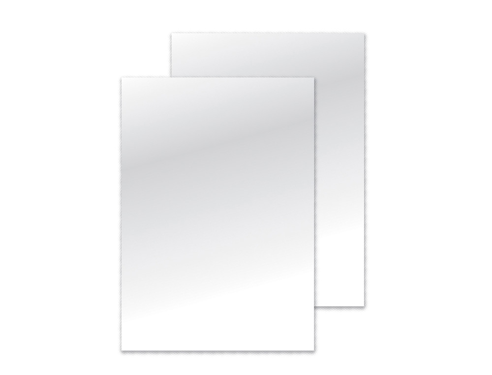PLAT COUVERTURE Q-CONNECT PVC 200 MICRONS A4 RELIEURS SPIRALES PEIGNES ANNEAUX INCOLORE PAQUET 100 UNITS
