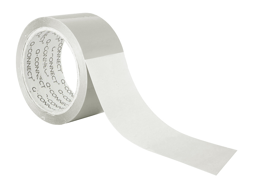 RUBAN ADHESIF Q-CONNECT POLYPROPYLENE POUR EMBALLAGE  45 MICRONS 66MX75MM COLORIS   TRANSPARENT