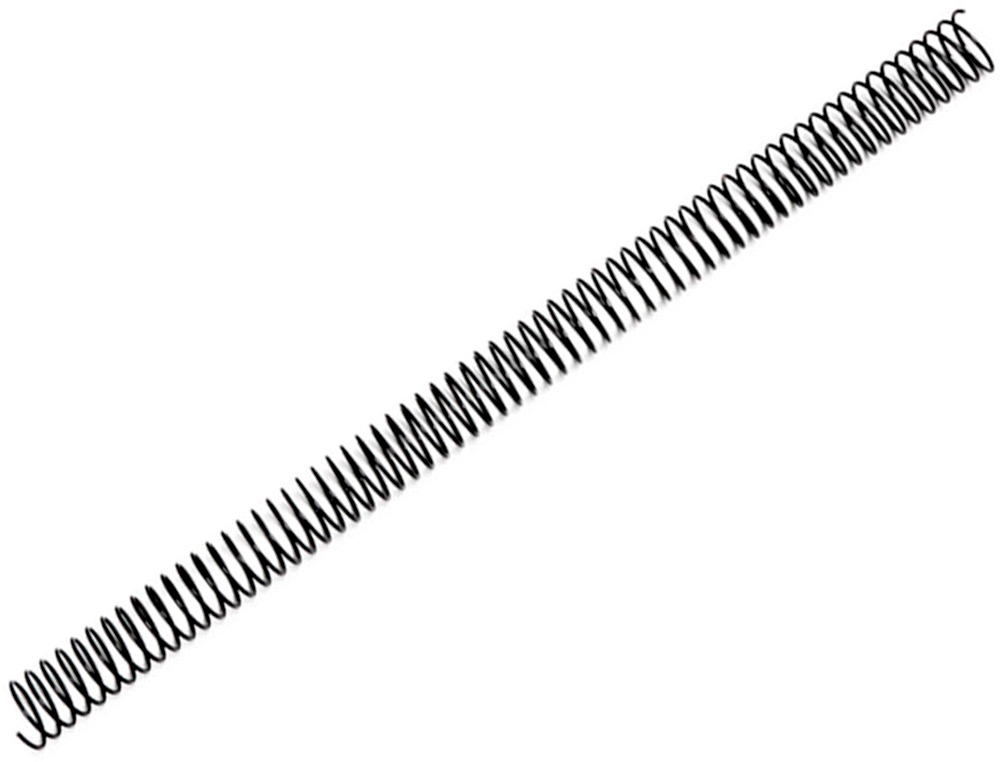 SPIRALE Q-CONNECT MTALLIQUE RELIEUR PAS 5:1 180F CALIBRE 1.2MM DIAMTRE 22MM COLORIS NOIR BOTE 100 UNITS