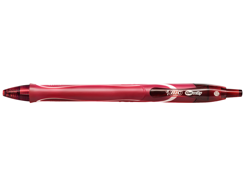 ROLLER BIC GELOCITY QUICK DRY CRITURE MOYENNE 0.5MM SCHAGE RAPIDE ENCRE GEL COLORIS ROUGE