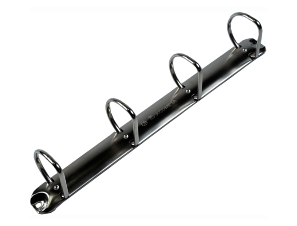 CLASSEUR EXACOMPTA KREACOVER 4 ANNEAUX 40MM A4+ CARTON RECOUVERT POLYPROPYLÈNE DOS 64MM PERSONNALISABLE BLANC