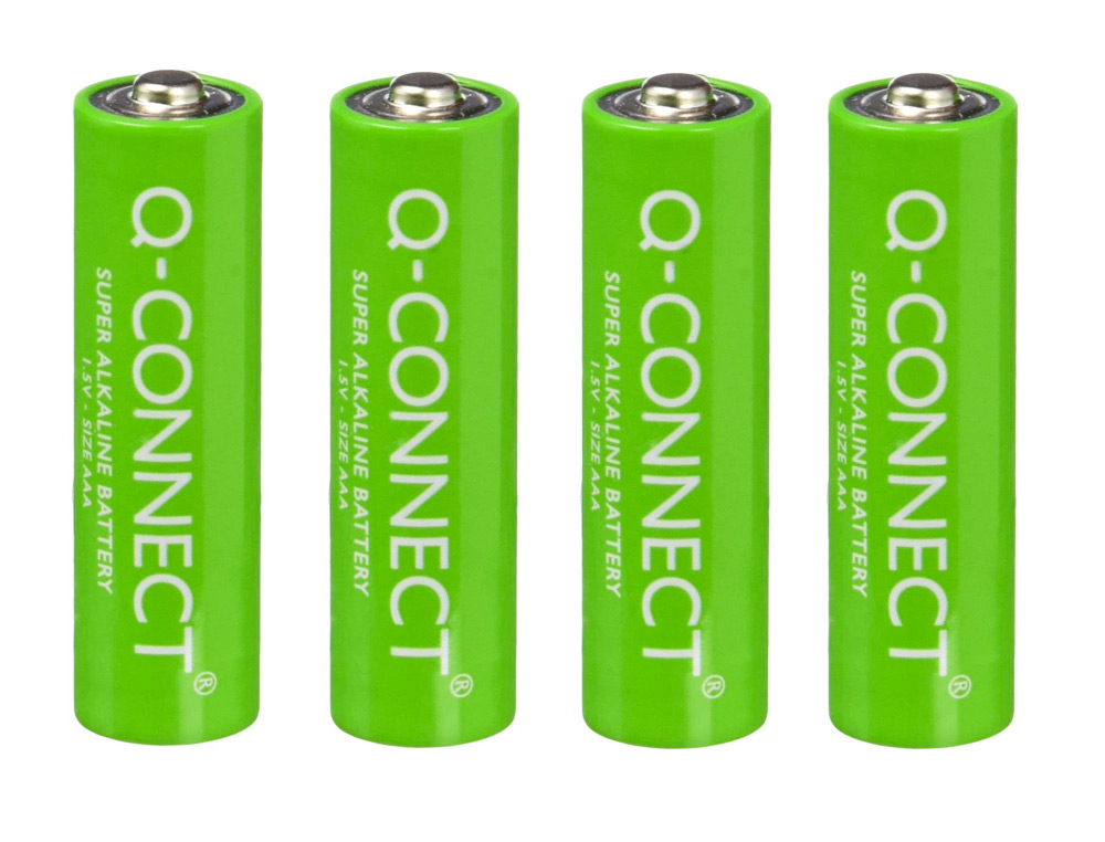 PILE Q-CONNECT ALCALINE AAA LR03 CAPACIT 1.5V PACK 20 UNITS