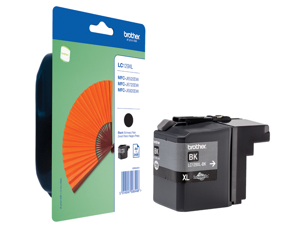 CARTOUCHE BROTHER JET D'ENCRE LC129XLBK COULEUR NOIR